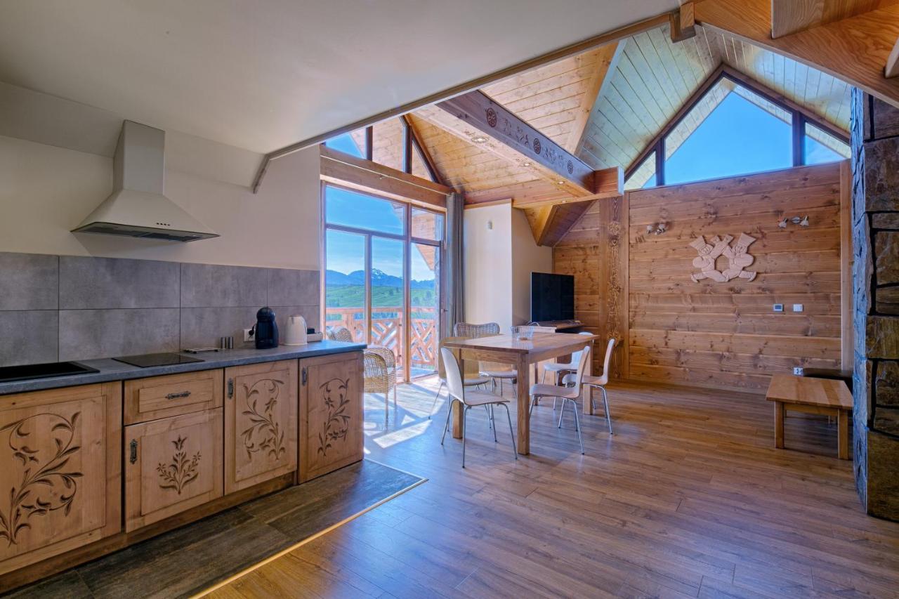 Tatrzanskie Echo Domki Regionalne Z Dwoma Lazienkami, Placem Zabaw I Przepieknym Widokiem Na Tatry Villa Zakopane Ngoại thất bức ảnh